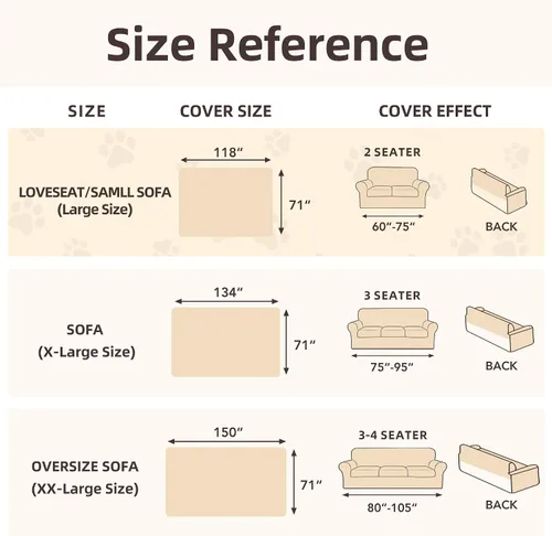 Vista 6 de Funda para sofá de 2 cojines, fundas para sofá modular, fundas de sofá para mascotas, fundas lavables, resistentes al agua, funda de sofá biplaza