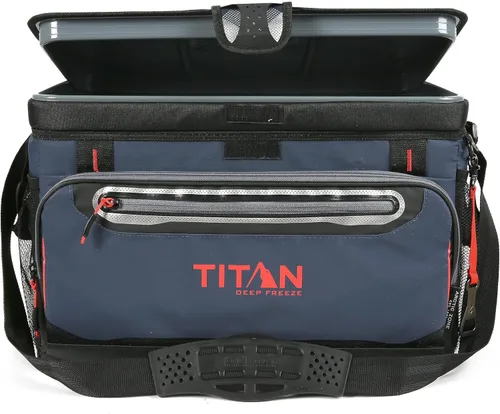 Vista 25 de Titan by Arctic Zone Deep Freeze Cooler - Zipperless Hardbody Cooler - Deep Freeze Insulation, HardBody Liner, and SmartShelf