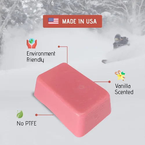 Vista 5 de ZUMWax - Cera de cerámica nórdica para esquí, snowboard y esquí, 4.94 oz, temperatura fría, duradera, sin PFAS. Fabricado con cerámica ecológica