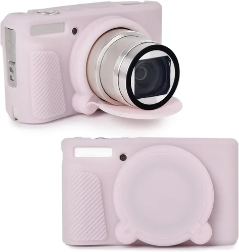 Vista 9 de Rieibi SX740 - Funda de silicona para cámara Canon Powershot SX740/SX730, funda protectora de silicona compatible con cámara digital Canon Negro