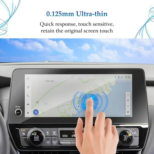 Vista 2 de SKTU 2 protectores de pantalla para Toyota Grand Highlander Hybrid 2024 2025 2026 para Toyota Grand Highlander/Grand Highlander Hybrid 2024 2024