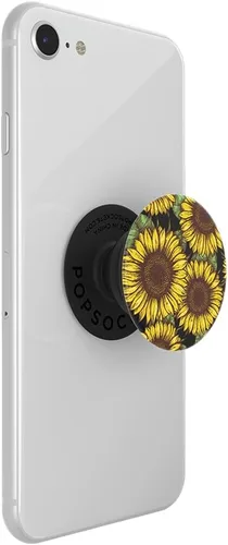 Vista 2 de PopSockets Agarre para teléfono con soporte expandible, Sunflower PopGrip - Sunflower Power