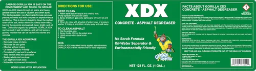 Vista 3 de 13-GXDX-4/1 XDX, limpiador desengrasante de concreto, 1 galón