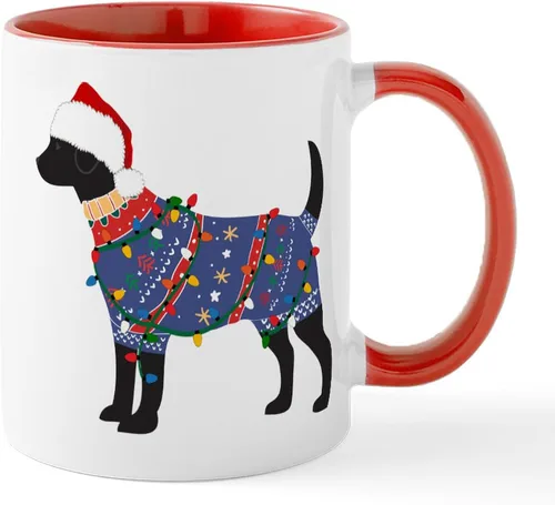 Vista 31 de CafePress Black Lab Mug Taza de café de cerámica de 11 oz (11.0 fl oz)