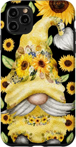 Vista 19 de Sunflower Gnome for Summer Garden Mom Cute Floral Pattern Case for iPhone 17