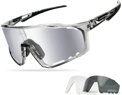 Vista 9 de Gafas de ciclismo fotocromáticas para hombres y mujeres, UV400 gafas de sol deportivas para MTB, equitación, correr, pesca, béisbol
