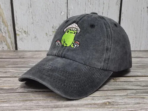 Vista 2 de Enodtter Frog with Mushroom Baseball Hats