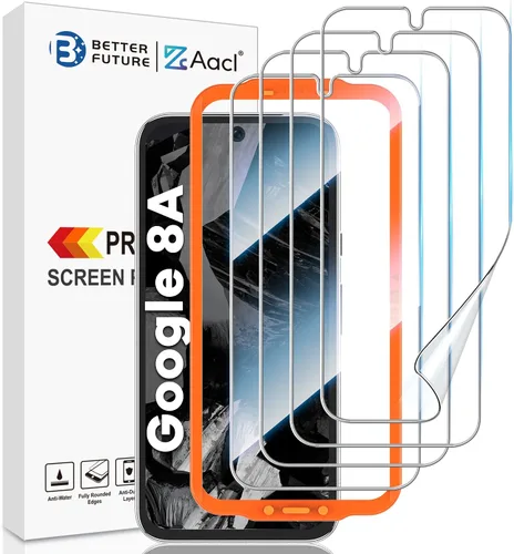 Vista 10 de AACL [Paquete de 3+3] Protector de pantalla de vidrio templado para Google Pixel 6a 5G de 6.1 pulgadas [2022] con protector de lente de cámara
