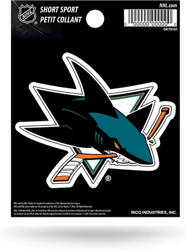 Vista 24 de Calcomanía deportiva corta de la NHL