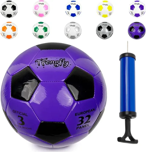 Vista 13 de Size 2, 5 Soccer Ball with Pump Needle-Training Recreation Soccer Ball Size 2, 5 Thicker PU Tight Weaved Mini Soccer Ball for Teen Boy Girl