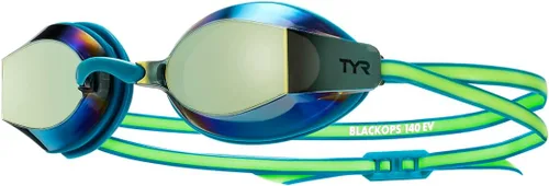 Vista 23 de TYR Gafas de natación para adultos Black Ops 140 EV Reducción de arrastre de perfil bajo Vista periférica de 140 grados Juntas de silicona