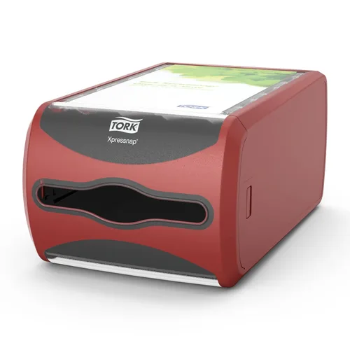 Vista 12 de Dispensador de servilletas de mostrador Tork Xpressnap Negro N4, Diseño versátil, Gama Signature, 5.7" x 7.5" x 12.1", 6432000