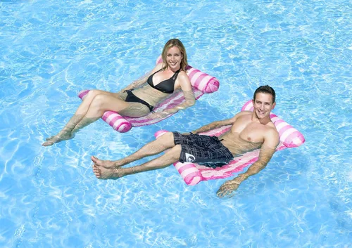 Vista 4 de Poolmaster Piscina Agua Hamg Mock Lounge, Rosa, Modelo: 07436
