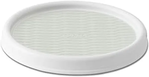 Vista 9 de Copco 5234754 Plato Giratorio Lazy Susan Antideslizante para Despensa, 12 Pulgadas, Blanco/Aguamarina