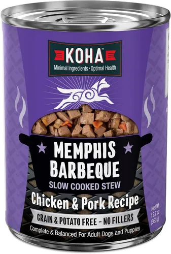 Vista 11 de KOHA Lone Star - Estofado de pechuga para perros con carne de res, fabricado en los Estados Unidos