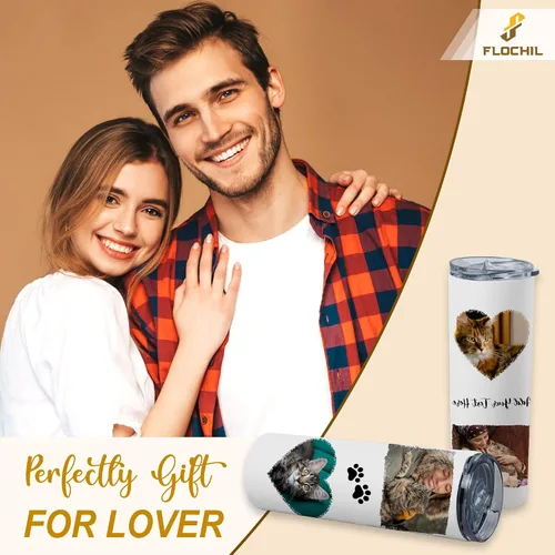 Vista 2 de Vaso personalizado con nombres, taza personalizada con foto, taza personalizada con imagen, taza de café personalizada con imagen personalizada