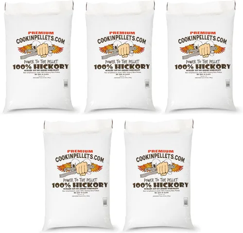 Vista 9 de CookinPellets Pellets de Madera Dura Natural de Manzana Premium y Arce Duro, Humo Dulce Ligero para Parrilla BBQ y Ahumador de Pellets, Bolsa de 40