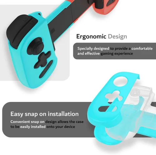 Vista 6 de TUDIA Funda rígida a presión compatible con Backbone One Gaming Controller, resistente protección antiarañazos y agarre adicional solo funda