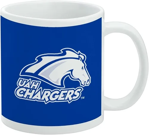 Vista 160 de Taza de cerámica con el logotipo principal de la Universidad Rider, taza de regalo novedosa para café, té y bebidas calientes, 11oz, blanca