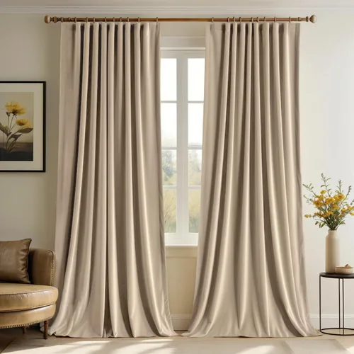 Vista 10 de MIULEE Cortinas de Terciopelo Negro de 84 Pulgadas de Largo 2 Paneles - Cortinas de Ventana con Pliegues Pinzados de Lujo que Oscurecen