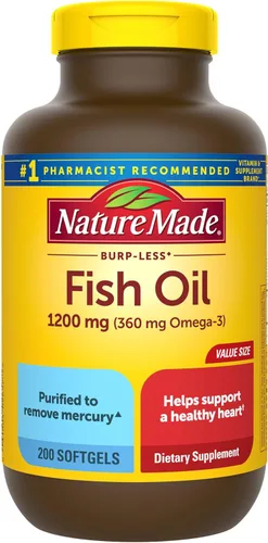 Vista 10 de Nature Made 1400 mg Ultra Aceite de Pescado Omega-3 softgels (130 ct.)