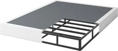 Vista 27 de NHODIR Base de cama con somier doble de 4 pulgadas