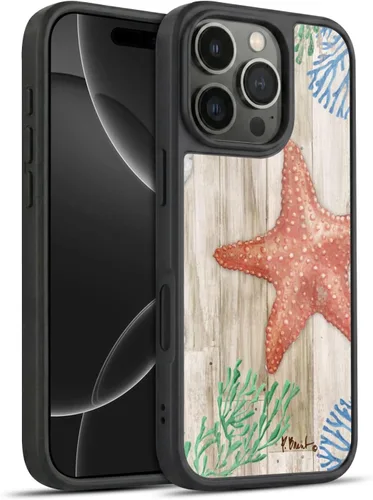 Vista 20 de Head Case Designs Officially Licensed Paul Brent Agate Mermaid Coastal Gel Armor Case [Military Grade Drop Protection] Compatible with Apple iPhone