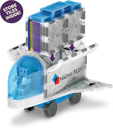 Vista 7 de MAGNA-TILES Space 32-Piece Magnetic Construction Set, The Original Magnetic Building