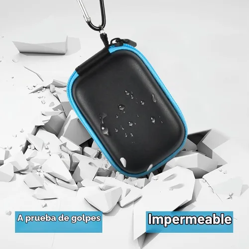 Vista 5 de ANKHOH Estuche de viaje para altavoz portátil con clip Bluetooth Noxgear Negro