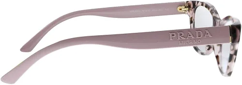 Vista 3 de Prada PR 03WV ROJ1O1 - Lentes rectangulares de plástico rosa, 2.008in
