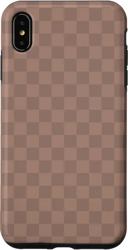 Vista 11 de Chic Brown Checkered Checkerboard Pattern Trendy Case for iPhone 16