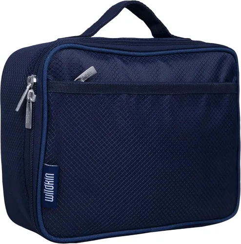 Vista 10 de Wildkin Lonchera para niños con aislamiento – Duradera y reutilizable para la escuela y los viajes - Naranja Bengala Lonchera aislada y limpia
