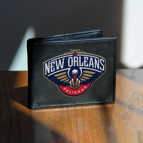 Vista 2 de Rico Industries NHL Anaheim Ducks - Billetera de cuero bordada
