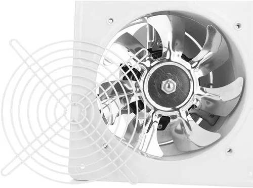 Vista 6 de Extractor de aire montado en la pared, 40 W 220 V, ventilador de escape de baño de bajo ruido, extractor de ventilación para el hogar