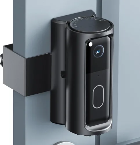 Vista 7 de Soporte para timbre Blink ajustable en ángulo de 360° compatible con timbre de video Blink (modelo 2025), soporte de cámara sin taladrar