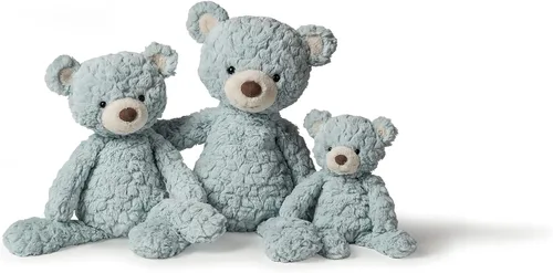 Vista 5 de Mary Meyer Teddy Bear - Colección Putty - Peluche clásico de peluche súper suave, 11 pulgadas, pequeño, azul espuma de mar