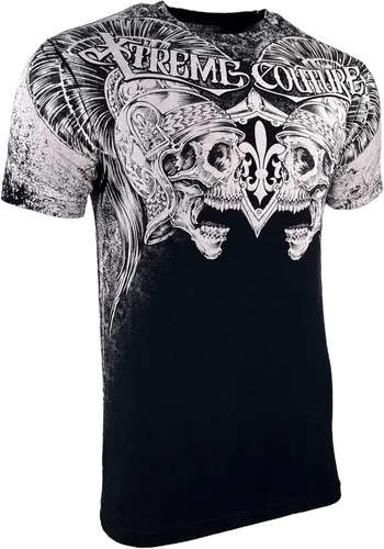 Vista 5 de Xtreme Couture by Affliction Camiseta Hombre Hector Negro