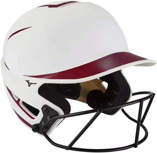 Vista 16 de Mizuno Casco de bateo de sóftbol F6 Fastpitch para adultos con máscara