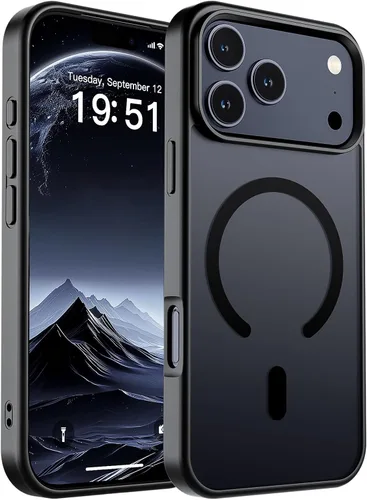 Vista 304 de SUPFINE Funda magnética para iPhone SE 2022 (3ª)/2020 (2ª), iPhone 8 (compatible con MagSafe) (protección contra caídas de grado militar), funda
