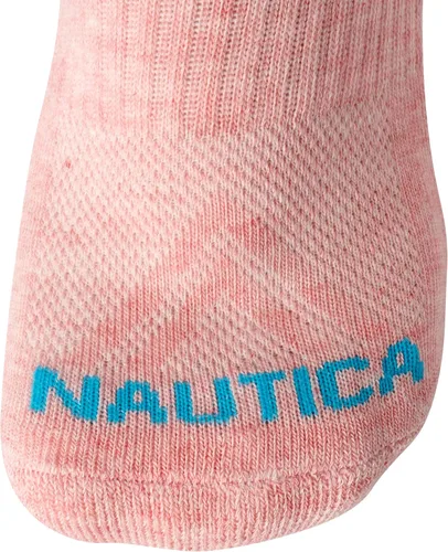 Vista 5 de Nautica Calcetines deportivos para mujer con control de humedad y comodidad acolchada (paquete de 12)