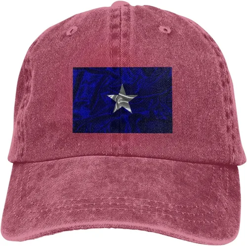 Vista 9 de Silk Style Bonnie Blue Flag Baseball Cap for Men Women Hats Adjustable Vintage Cowboy Hat Dad Caps