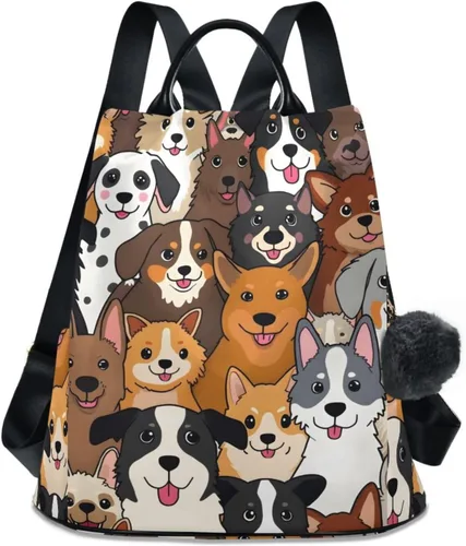Vista 9 de ALAZA - Mochila para mujer, divertida, antirrobo, a la moda, bolsa de hombro, mochila de mujer, Alquimia, Classic