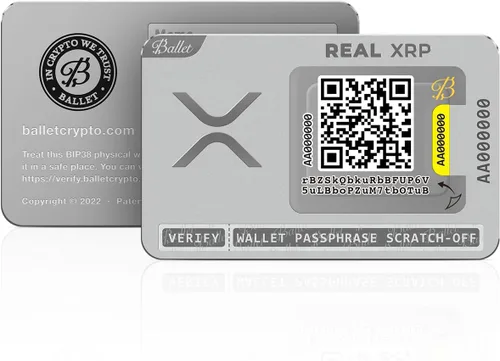 Vista 2 de Ballet Real XRP - La tarjeta de almacenamiento en frío criptográfica más fácil (1)