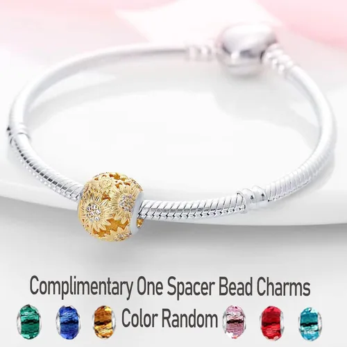 Vista 2 de LNQOBU Happy Life - Colgante para pulseras de abalorios, plata de ley 925 para mujer (con un espaciador de cuentas)