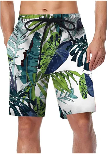Vista 2 de LCMTWX Traje de baño para hombre 2024 con correa para playa, verano, vacaciones, pantalones cortos para hombre, pantalones cortos de tabla