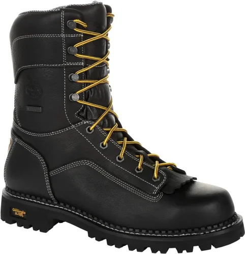 Vista 7 de Georgia Boot Botas de trabajo impermeables de tacón bajo AMP LT Logger para hombre