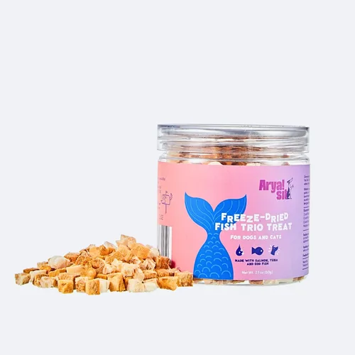 Vista 7 de Arya Sit! - Golosinas y complemento alimenticio liofilizadas de un solo ingrediente para perros (yema de huevo)