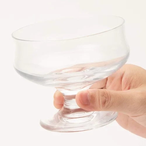 Vista 6 de 東洋佐々木ガラス Toyo Sasaki Vaso para helado, aroma de 9.5 fl oz (9.6 fl oz), fabricado en Japón, apto para lavavajillas 35003HS