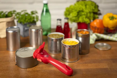 Vista 5 de Abrelatas Kuhn Rikon con seguridad automática, Negro