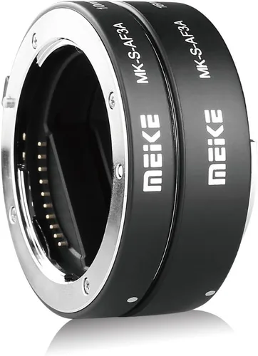 Vista 3 de Meike S-AF3A Auto Focus Macro Extension Tube Set for Sony E/FE Mount Camera Mk-s-af3a